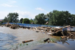 Lávka Hrádek nad Nisou - povodně